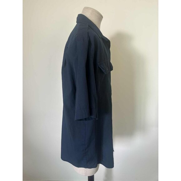 TILLEY ENDURABLES Mens Short Sleeve Shirt Size XXL Safari Shirt Utility Navy Blu - Picture 5 of 7